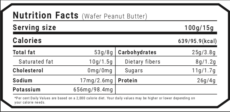 Wafer Peanut Butter